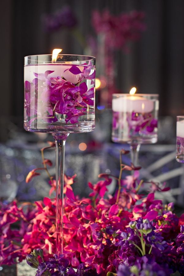 37 Floating Flowers And Candles Centerpieces - Shelterness