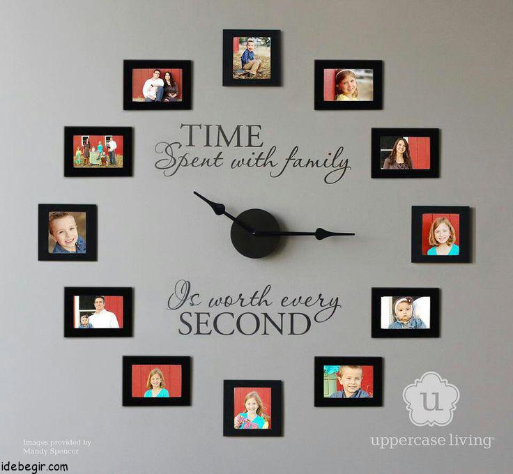 family photo clocks