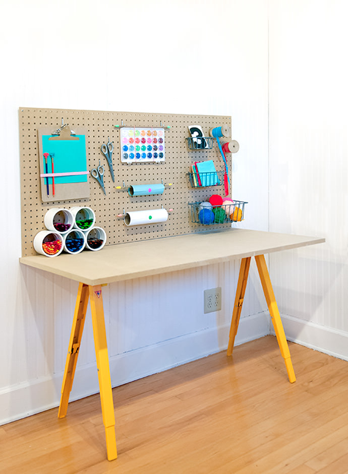 DIY crafting desk for your kids