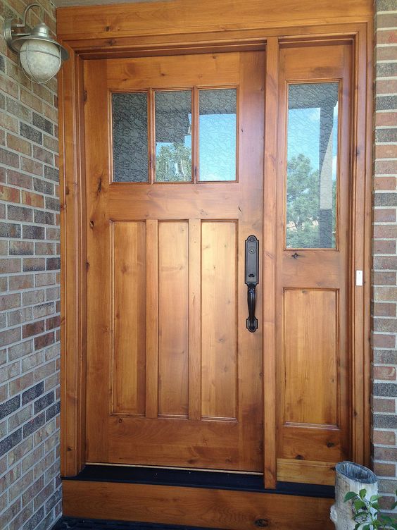 27 Cool Front Door Designs With Sidelights - Shelterness