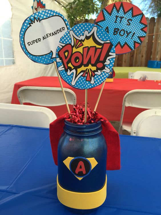 18 Boys’ Baby Shower Centerpieces You’ll Like - Shelterness