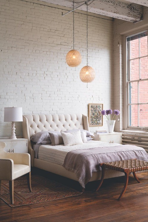 brick bed behind decorate idea shelterness