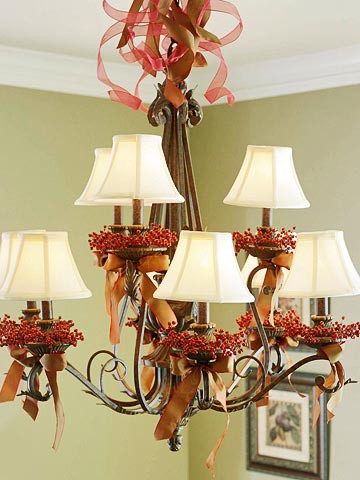 Picture Of Cute and simple Christmas chandelier