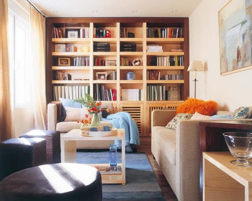 library living sala con decorar casa como organize into shelterness librero para estar es un modern bookcase idea built plywood