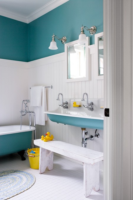 On Style Today 2020 08 06 Cool Kids Bathroom Wall Art Here,Sherwin Williams Blue Paints