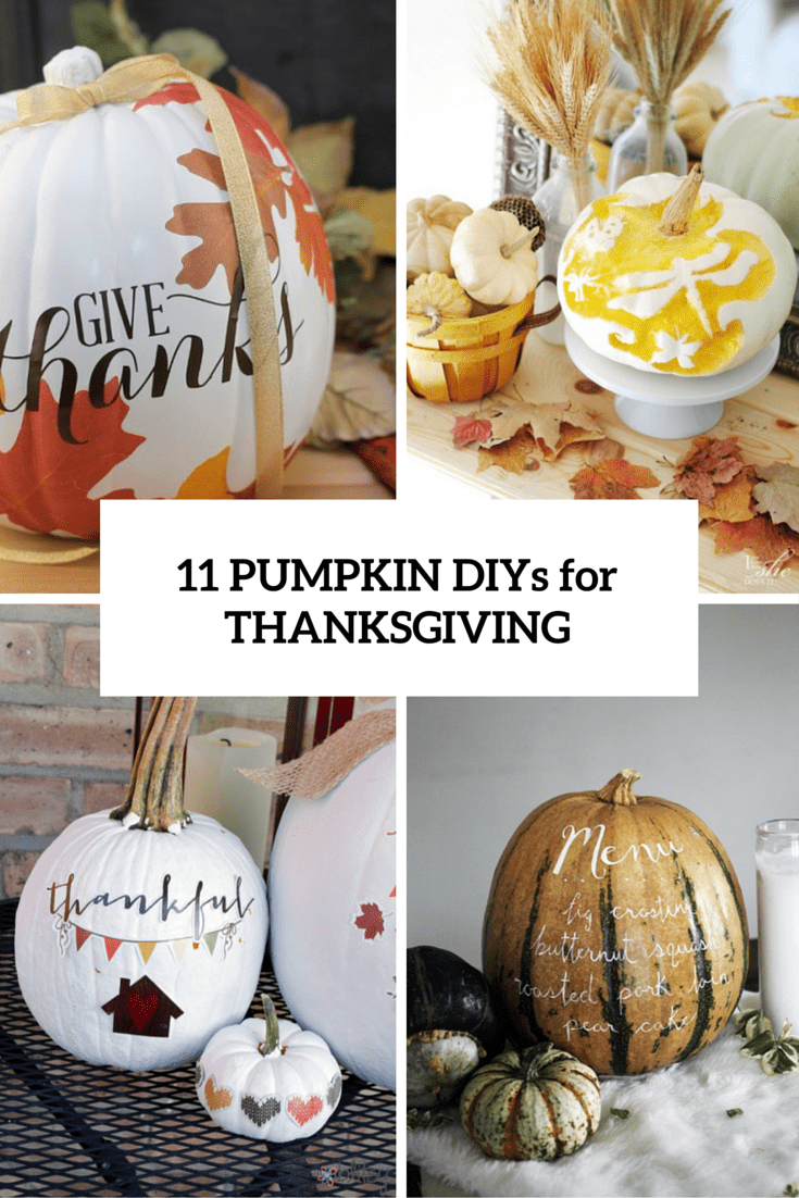 11 pumpkin diys for thanksgiving cover