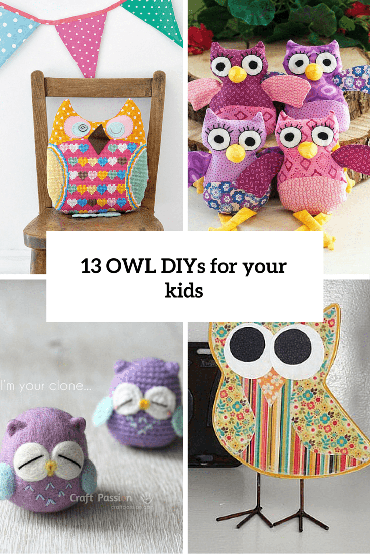 13 owl diys for your kids cover