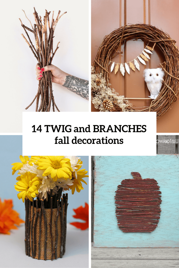 14 twig and branches decorations cover