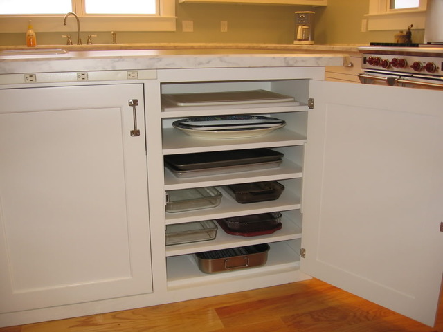 DIY cupboard to store casserole dishes