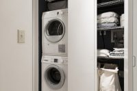 space saving laundry space idea for apartments