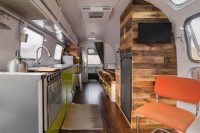 Tight space in Airstream is more than enough for a fully functional home