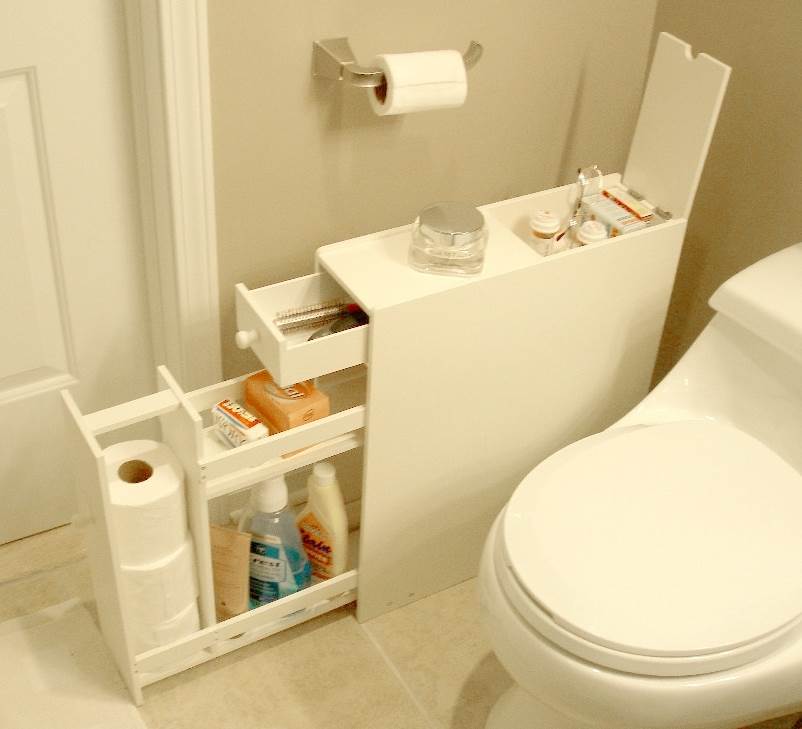 clever cabinet for a small bathroom