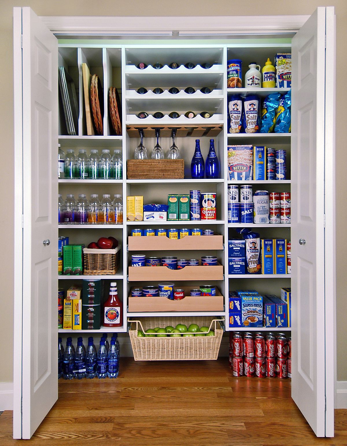 Kitchen pantry closet can help you stay organized there