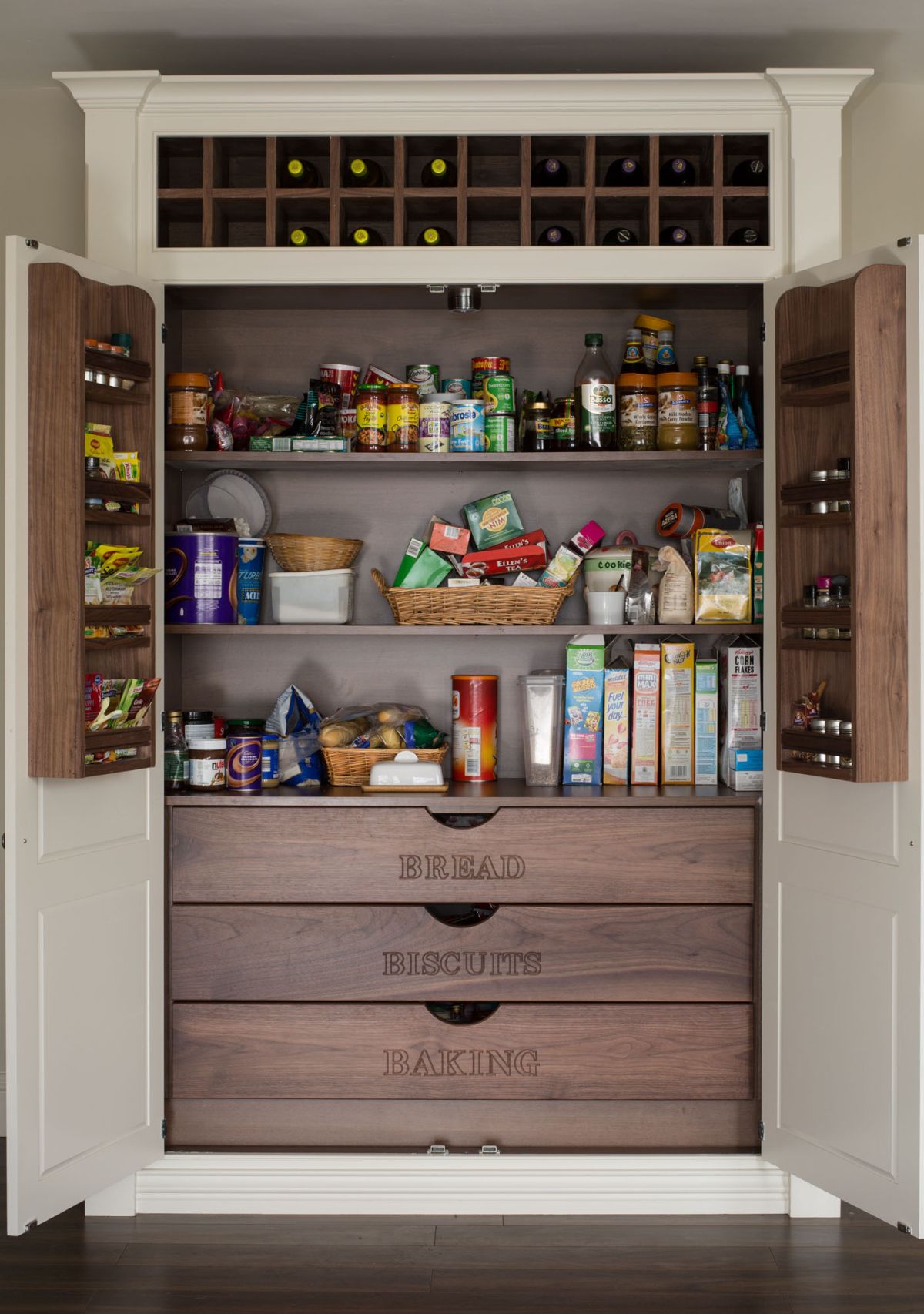 Really functional food pantry cabinet