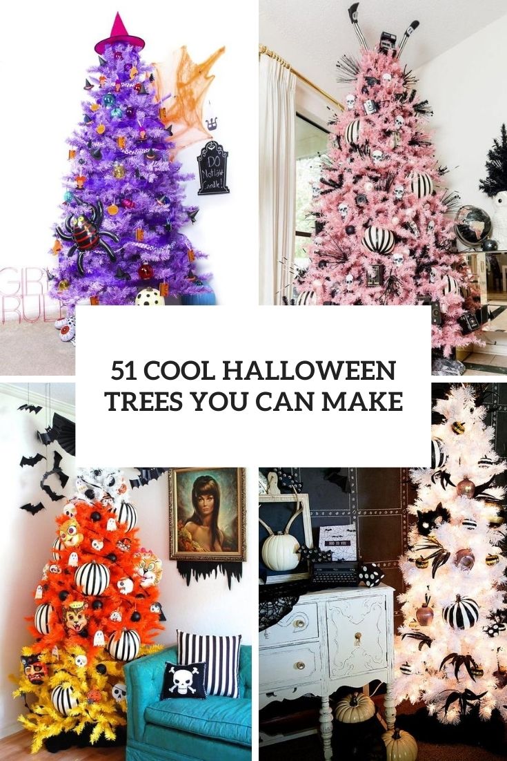 51 Cool Halloween Trees You Can Make