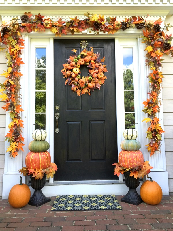 You can make so many things from faux leaves...Garlands, wreaths and so on...