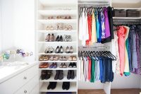 well organized closet