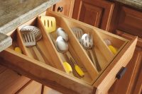 diagonal kitchen drawer organizers are perfect way to store long utensils