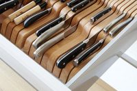 if you have lots of knifes you can organize them in one top drawer