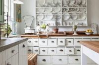 charming shabby chic kitchen with lots of details
