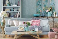 colorful shabby chic rooms are less popular but looks good too