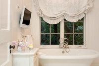 modern approach to a shabby chic bahtroom design
