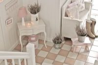 old furntiure can easily make a hallway look shabby chic