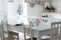 table is the centerpiece of any shabby chic kitchen