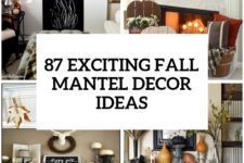 62 exciting fall mantel decor ideas