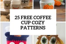 25 diy coffee cup cozy tutorials and patterns