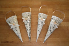 Music sheet cones