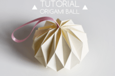 Origami ball