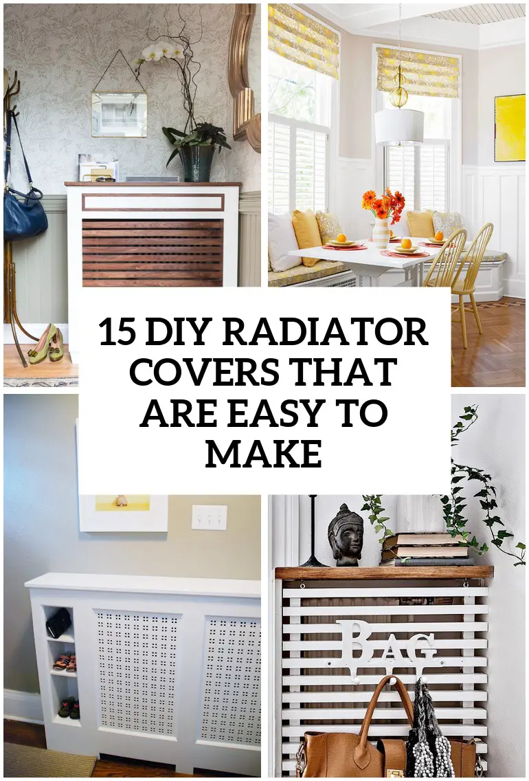 15 DIY Radiator Covers That You Can Easily Make