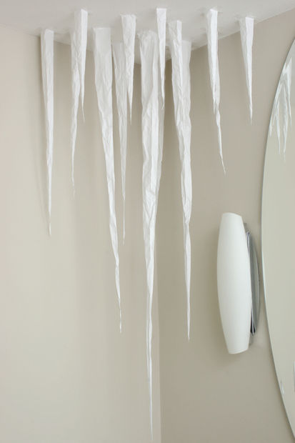 paper icicles (via instructables)