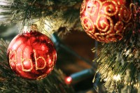 glitter pen ornaments