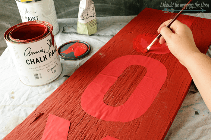 DIY Weathered JOY Sign For Coming Holidays