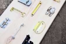 Lock, HInge and Latches board
