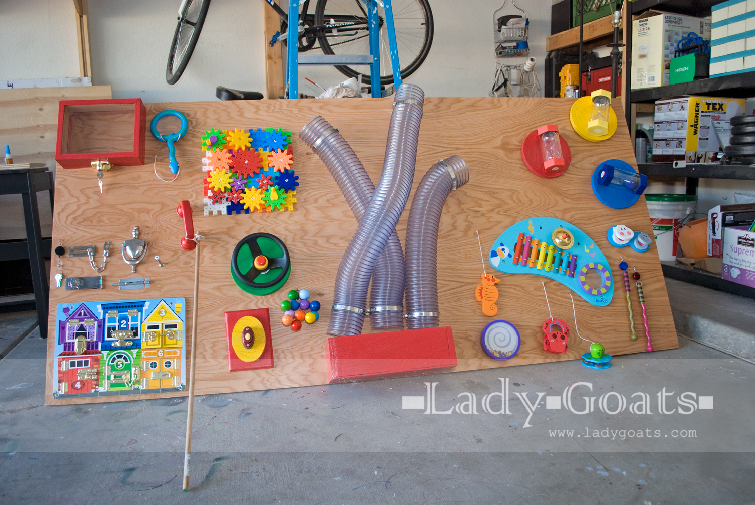 Large sensory board for several children
