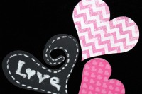 magnet paper hearts