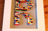 Lego letter art