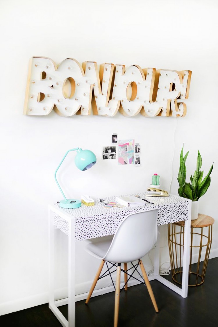 Glam DIY Gold Metal Edge Marquee