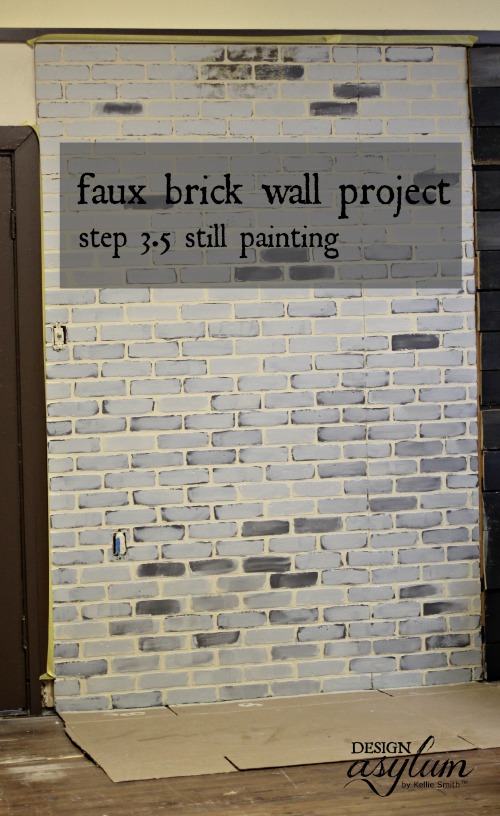 Picture Of how to make faux brick walls look old  5