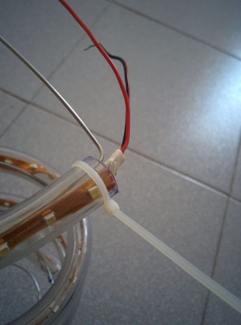 Unique DIY Zip Tie Spiral Pendant Lamp