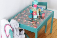 DIY kids’ table and chairs