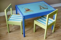 DIY Disney character table makeover