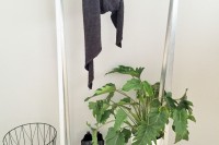 DIY clothes rack