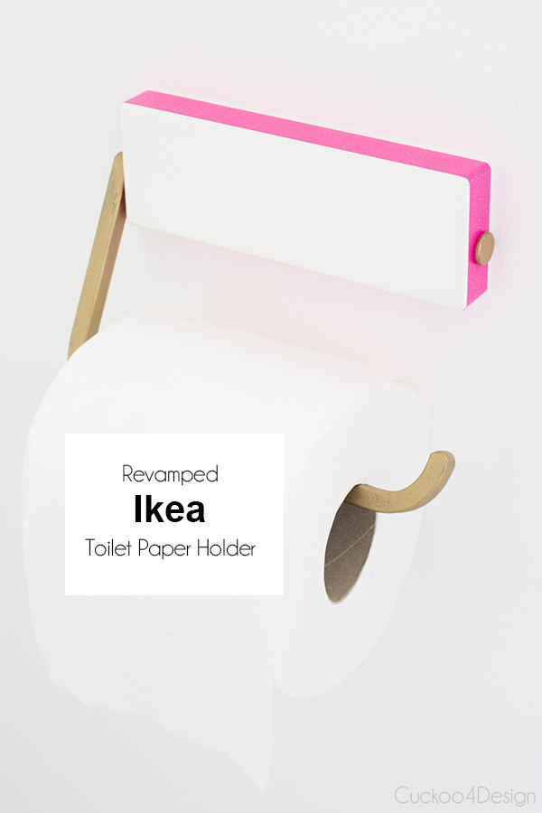 DIY toilet paper holder