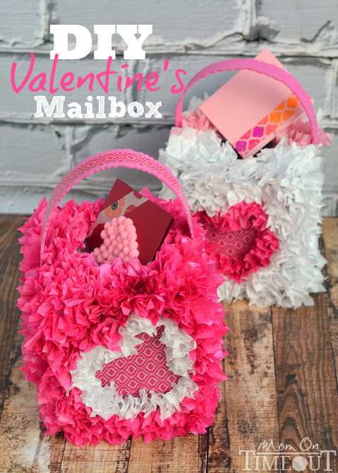 DIY fringe Valentine mailbox (via momontimeout)