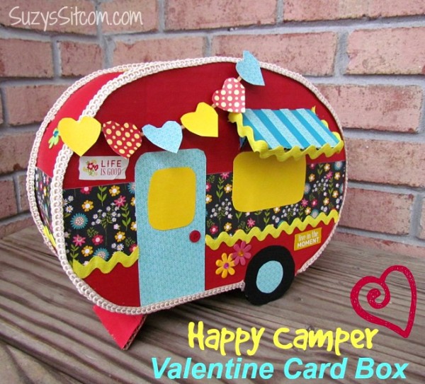 DIY Happy Camper Valentine mailbox (via suzyssitcom)