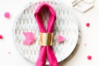diy-gold-and-pink-arrow-napkin-rings-1